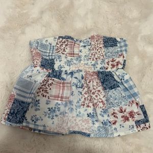 American eagle strapless top